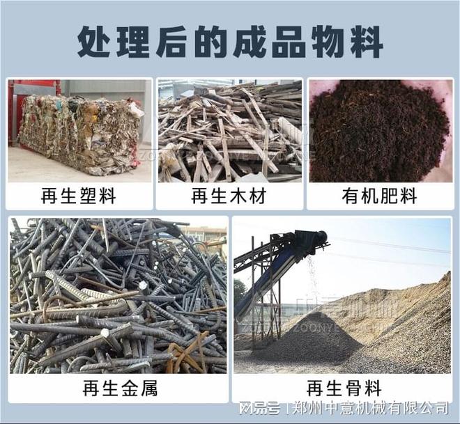 江苏时处理100方生活垃圾分类处理设备大型垃圾分拣设备(图3)