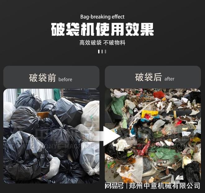 生活垃圾处理设备大型双轴撕碎机(图3)